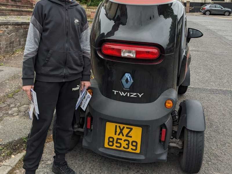 Renault Twizy spotted in London