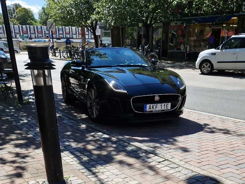 Jaguar F-Type spotted in Karlstad
