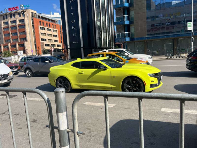 Chevrolet Camaro spotted in Plovdiv