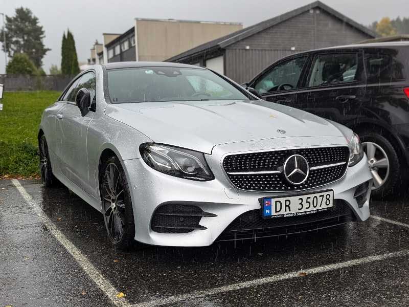 Mercedes-Benz E-Class Coupe spotted in Lillestrøm