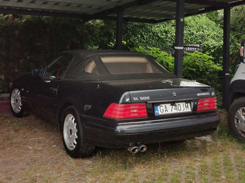 Mercedes-Benz SL 500 spotted in Władysławowo