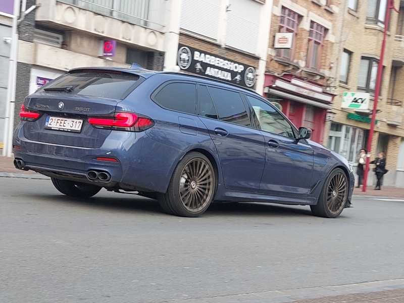 BMW M550i spotted in Mouscron