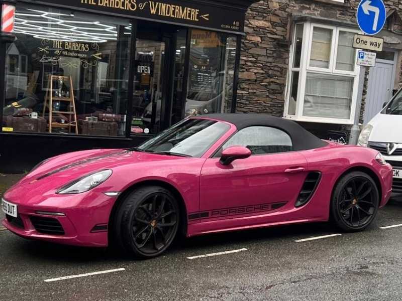 Porsche 718 Boxster spotted in Dijon