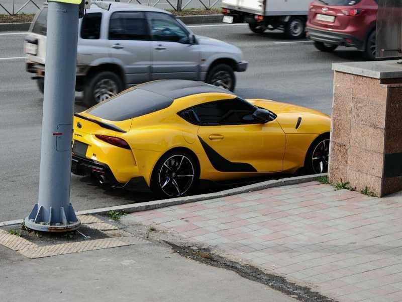 Toyota Supra spotted in Vladivostok