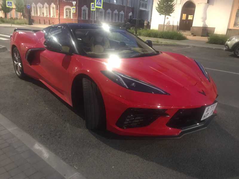 Chevrolet Corvette C8 (2020) spotted in Cherepovets, Russia