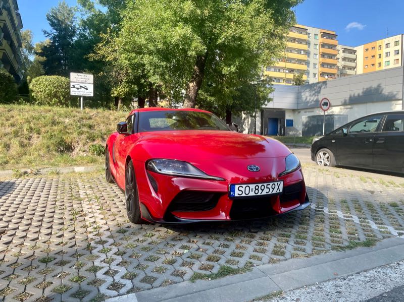 Toyota Supra spotted in Sosnowiec