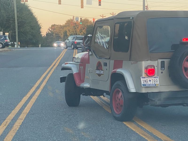 Jeep Wrangler (1995) spotted in South Carolina, United States