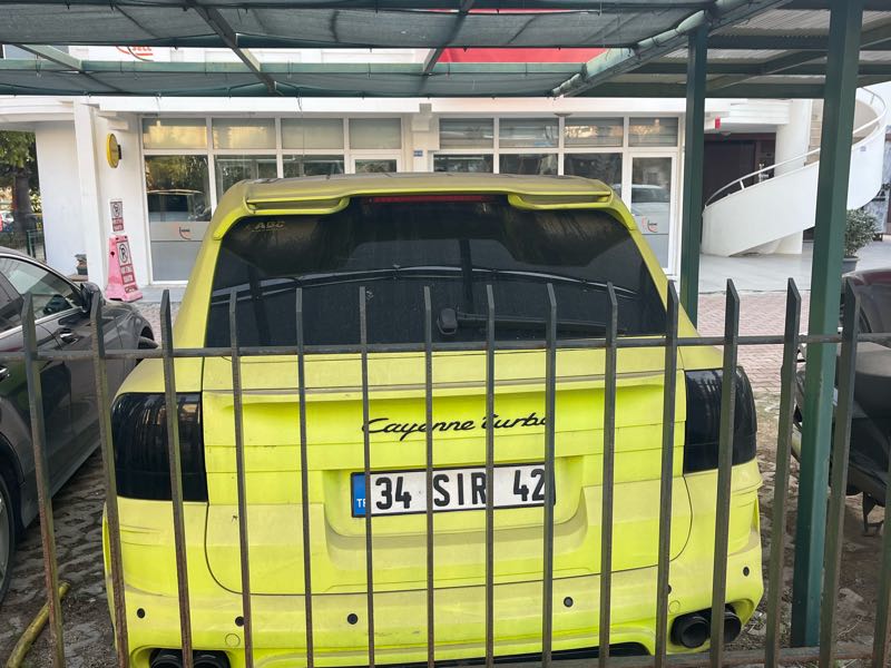 Porsche Cayenne Turbo spotted in Antalya