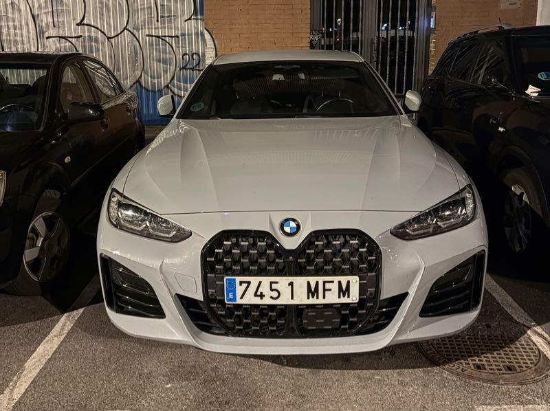 BMW 4 Series spotted in Alcorcón
