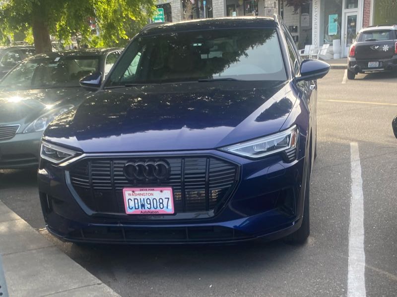 Audi e-tron spotted in Seattle