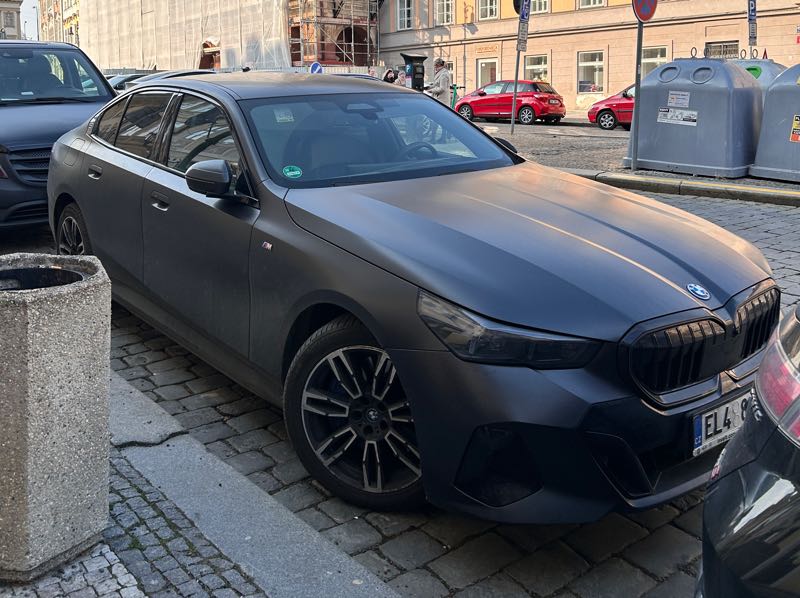 BMW 5 Series (2023) spotted in Prague, Czechia