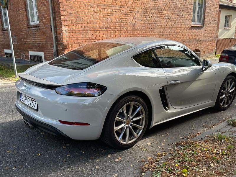 Porsche 718 Cayman (2021) spotted in Grudziądz, Poland