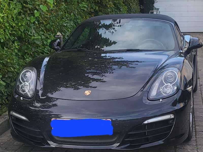 Porsche Cayman (2014) spotted in Klinteby Frihed, Denmark