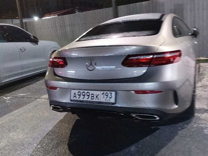 Mercedes-Benz E-Class Coupe spotted in Adler