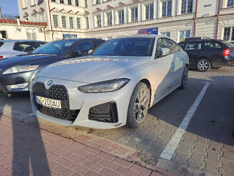 BMW i4 (2022) spotted in Biała Podlaska, Poland