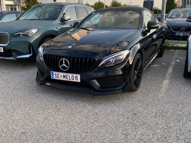 Mercedes-Benz C-Class Coupe spotted in Steyr