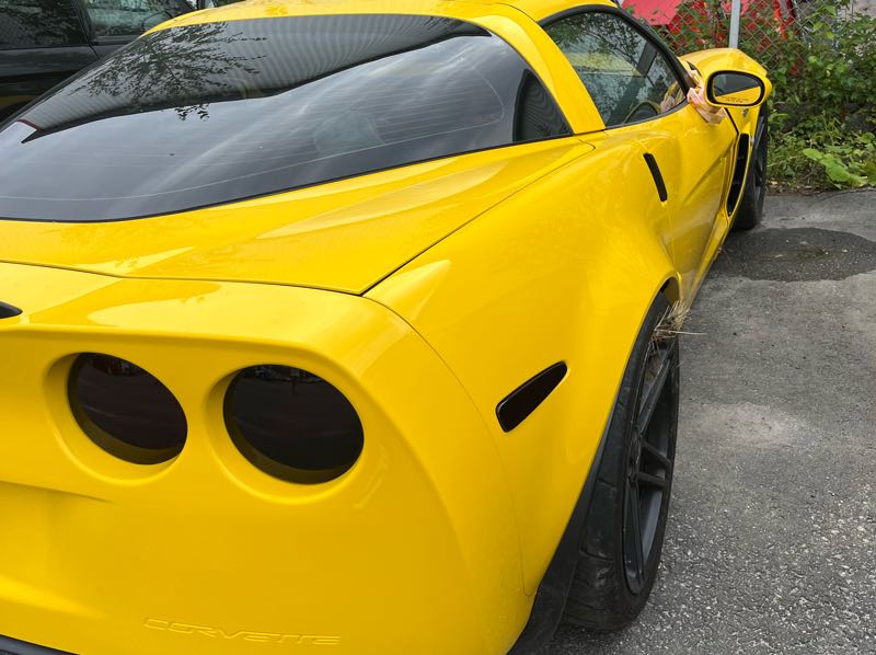 Chevrolet Corvette spotted in Umeå