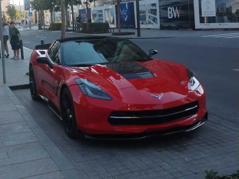 Chevrolet Corvette C7 spotted in Belgrade