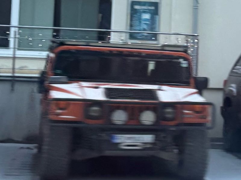 AM General Hummer H1 spotted in Banská Bystrica