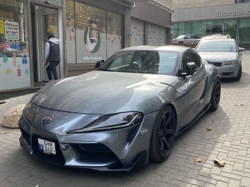 Toyota Supra (2020) spotted in Chisinau, Moldova