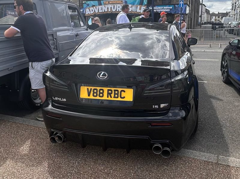Lexus IS F spotted in Great Yarmouth