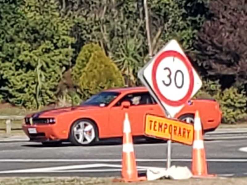 Dodge Challenger (2020) spotted in Wakefield, New Zealand
