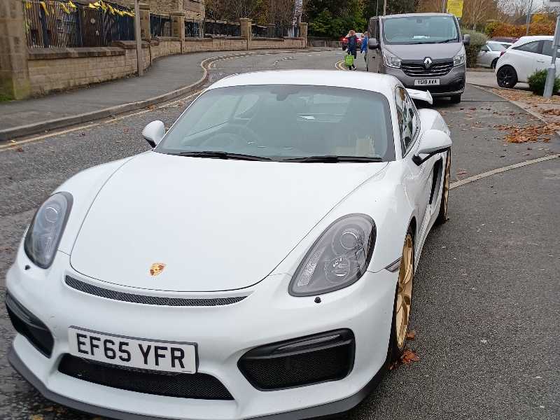Porsche Cayman spotted in Macclesfield