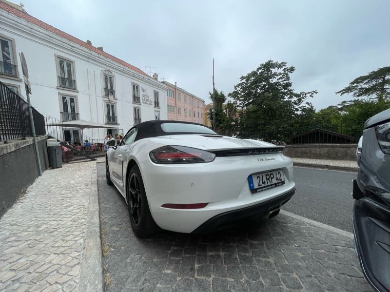 Porsche 718 Boxster (2022) spotted in Vila de Rei, Portugal