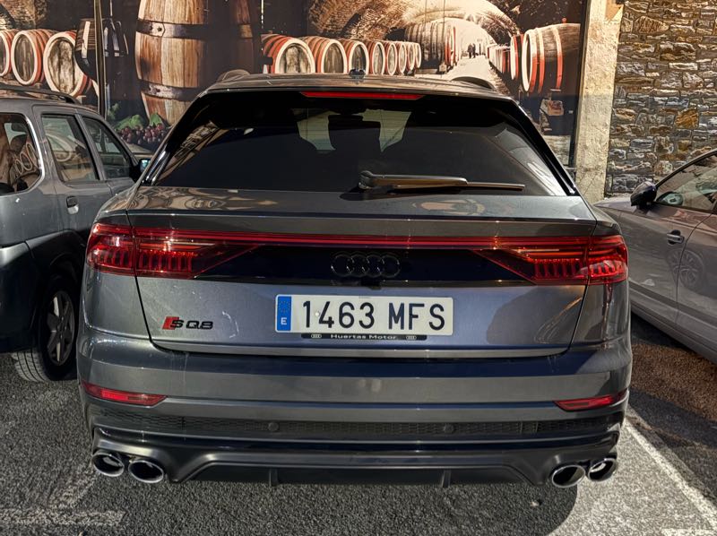 Audi SQ8 spotted in Encamp