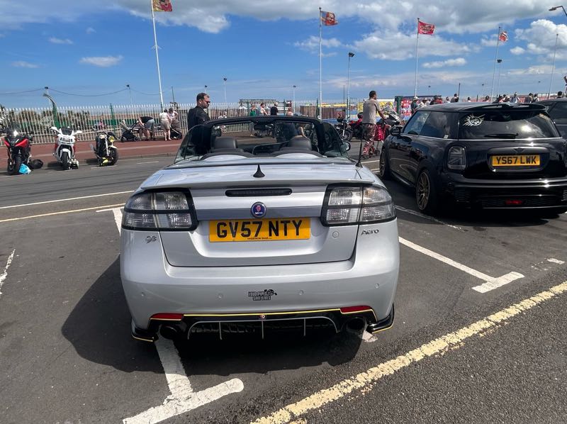 Saab 9-3 Aero spotted in Great Yarmouth
