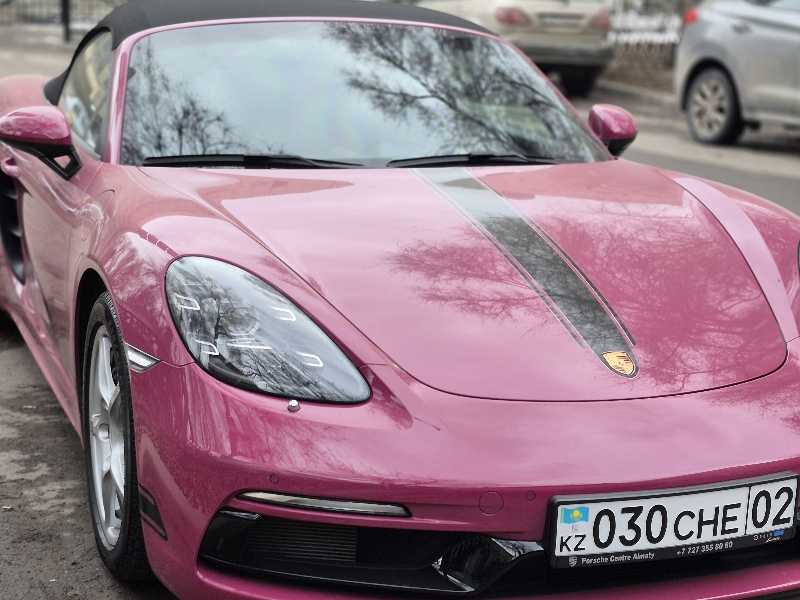 Porsche 718 Boxster spotted in Almaty