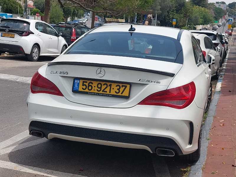 Mercedes-Benz CLA 250 spotted in Tel Aviv
