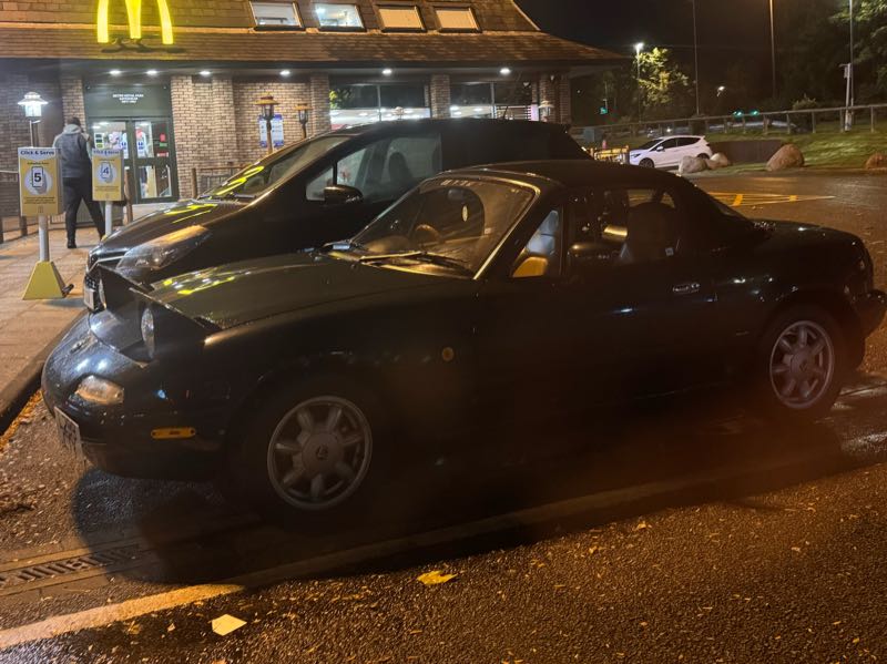 Mazda MX-5 Miata (1995) spotted in Newcastle upon Tyne, United Kingdom