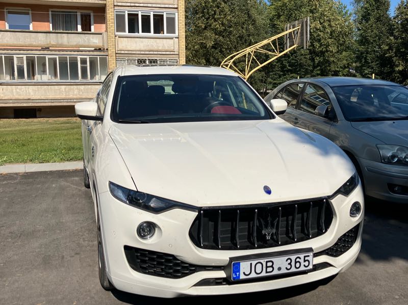 Maserati Levante spotted in Birzai