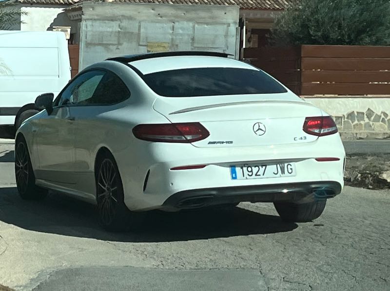 Mercedes-Benz C43 spotted in Murcia
