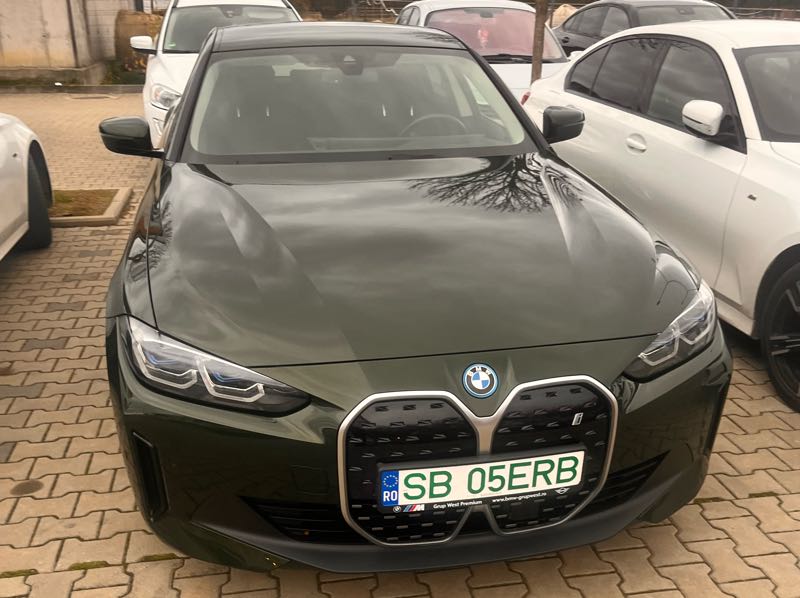 BMW i4 (2022) spotted in Sibiu, Romania