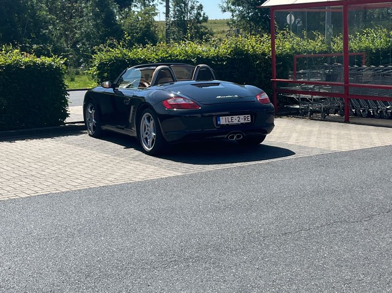 Porsche Boxster S spotted in Tournai