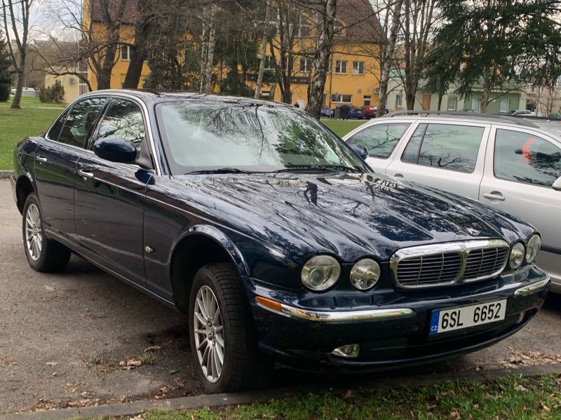 Jaguar XJ spotted in České Budějovice