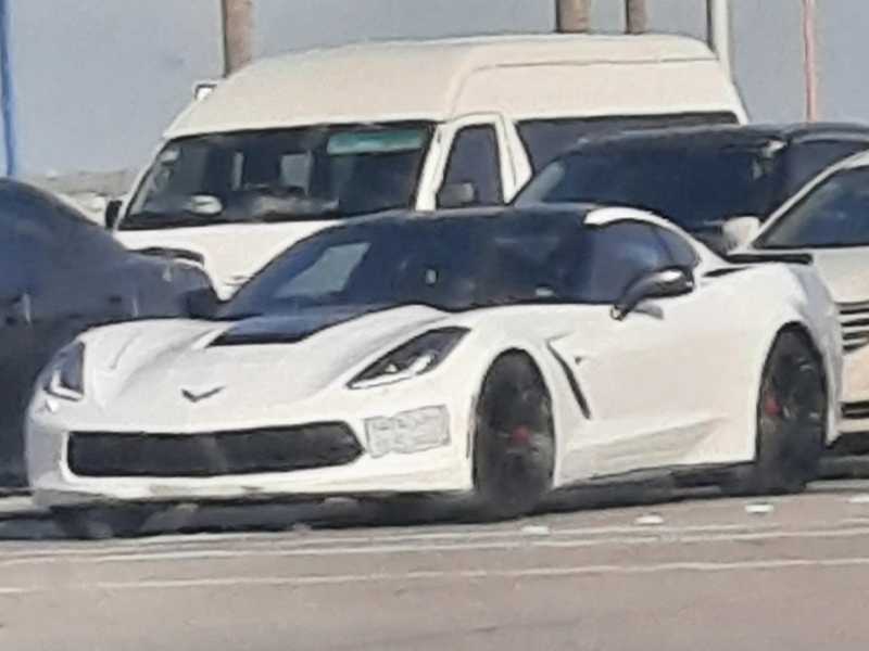 Chevrolet Corvette spotted in Al Jubayl