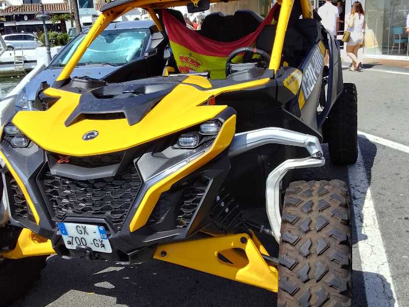 Can-Am Maverick X3 spotted in Marbella