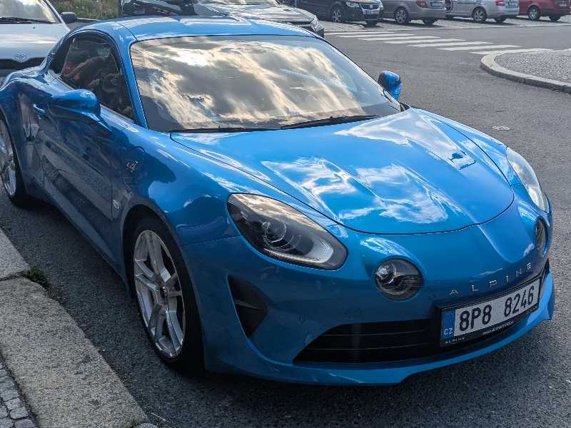 Alpine A110 spotted in Blatná