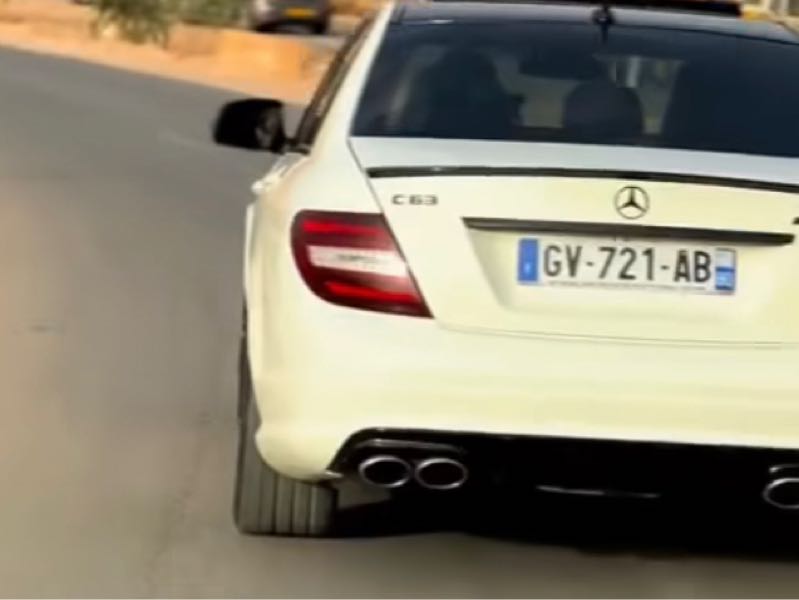 Mercedes-Benz C63 AMG spotted in Tizi Ouzou