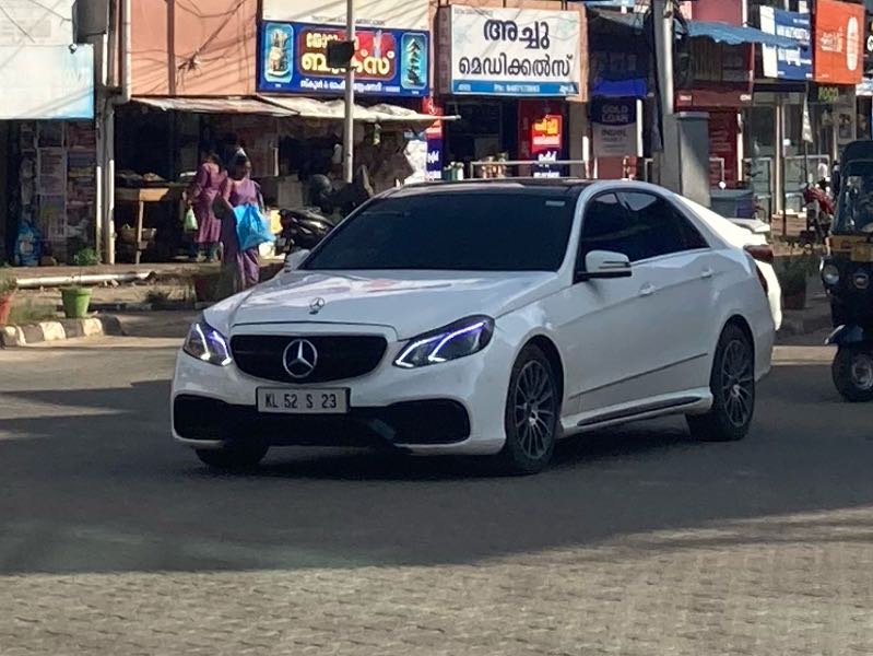 Mercedes-Benz E-Class spotted in Kottārakara