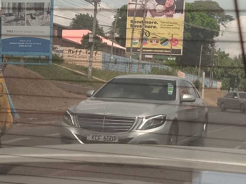 Mercedes-Benz S-Class spotted in Nairobi