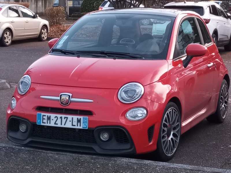 Abarth 500 spotted in Strasbourg