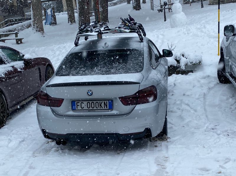 BMW 4 Series (2014) spotted in Madesimo, Italy