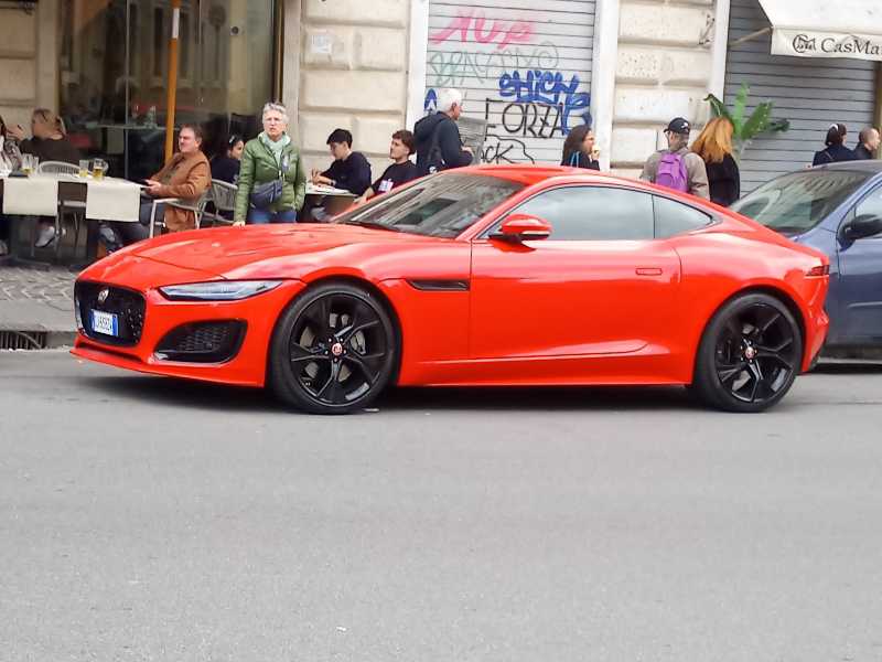 Jaguar F-Type spotted in Námestovo