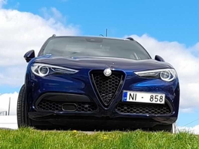 Alfa Romeo Stelvio spotted in Kuldīga