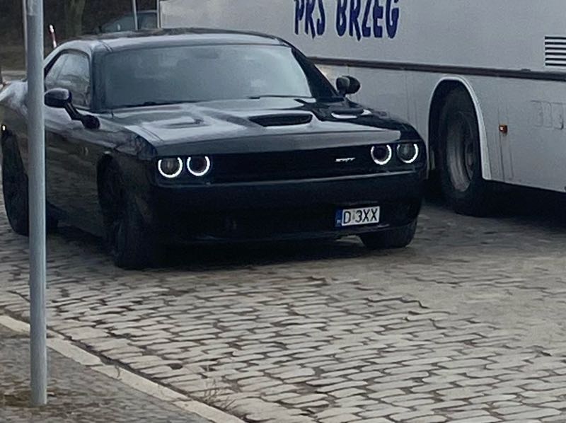 Dodge Challenger spotted in Brzeg