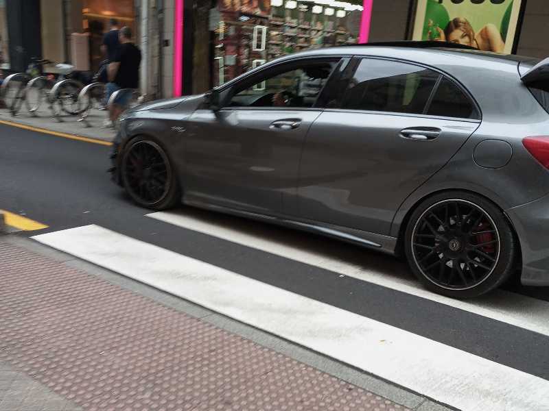 Mercedes-Benz A-Class AMG spotted in Vigo